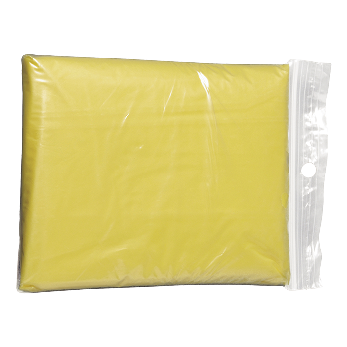 Translucent PVC Poncho Yellow / STD / Regular - Outdoor