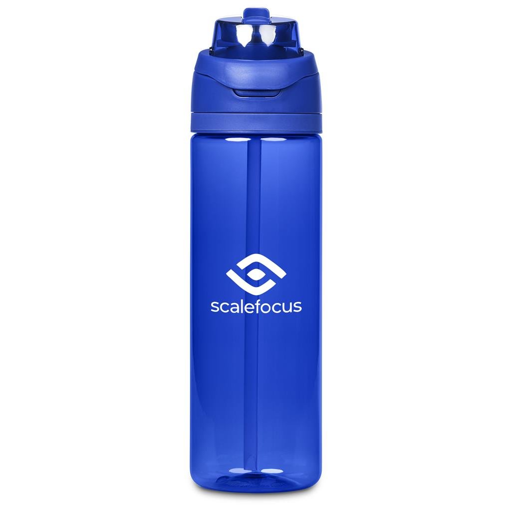 Trooper Recycled PET Water Bottle - 800ml BLUE - Drinkware,Bottles,Drinkware