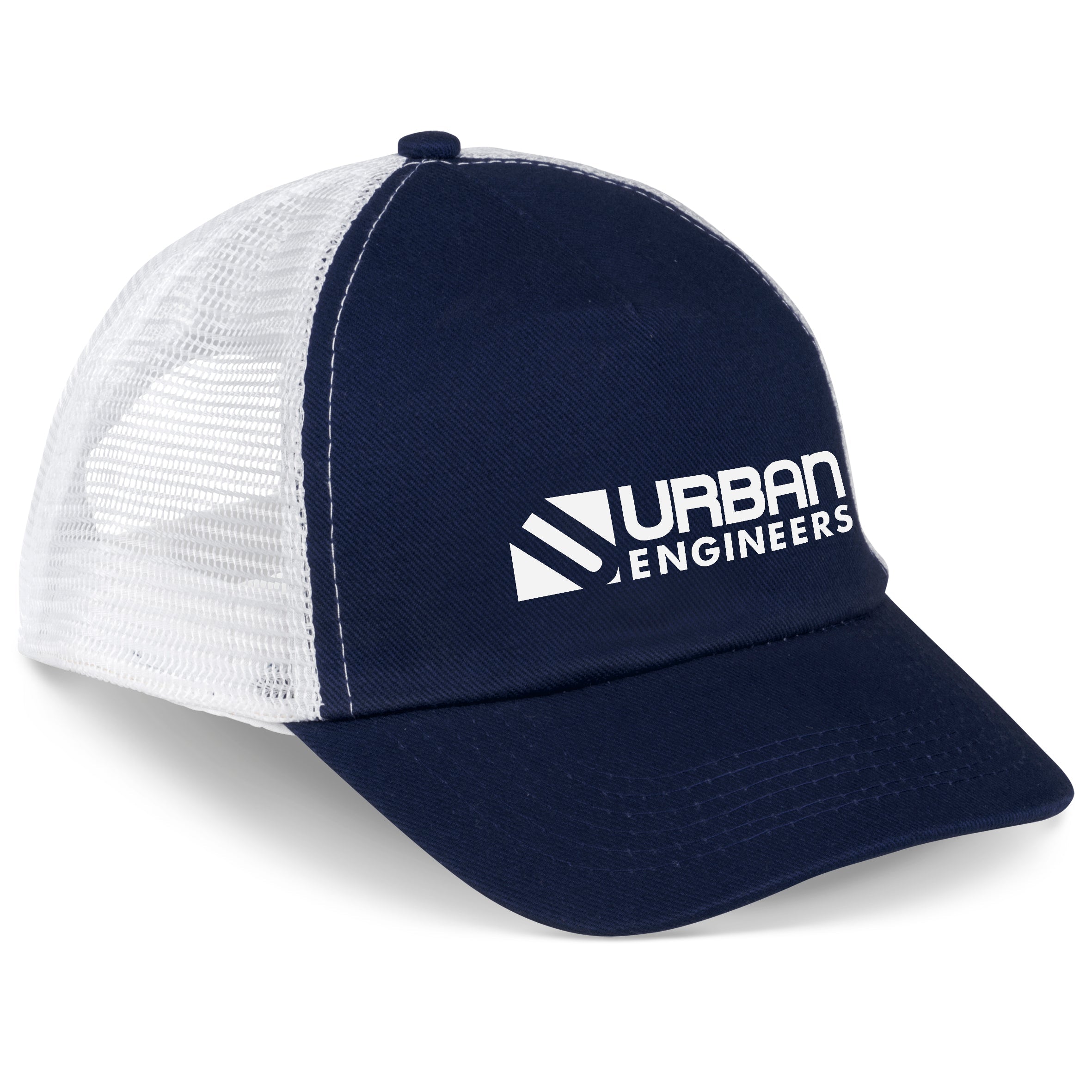 Trucker Cap - 5 Panel-Headwear-Black-BL