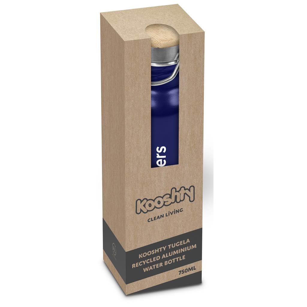 Tugela Recycled Aluminium Water Bottle - 750ml - Bottles,Recycled Drinkware,Drinkware,Full-Wrap UV Bottles