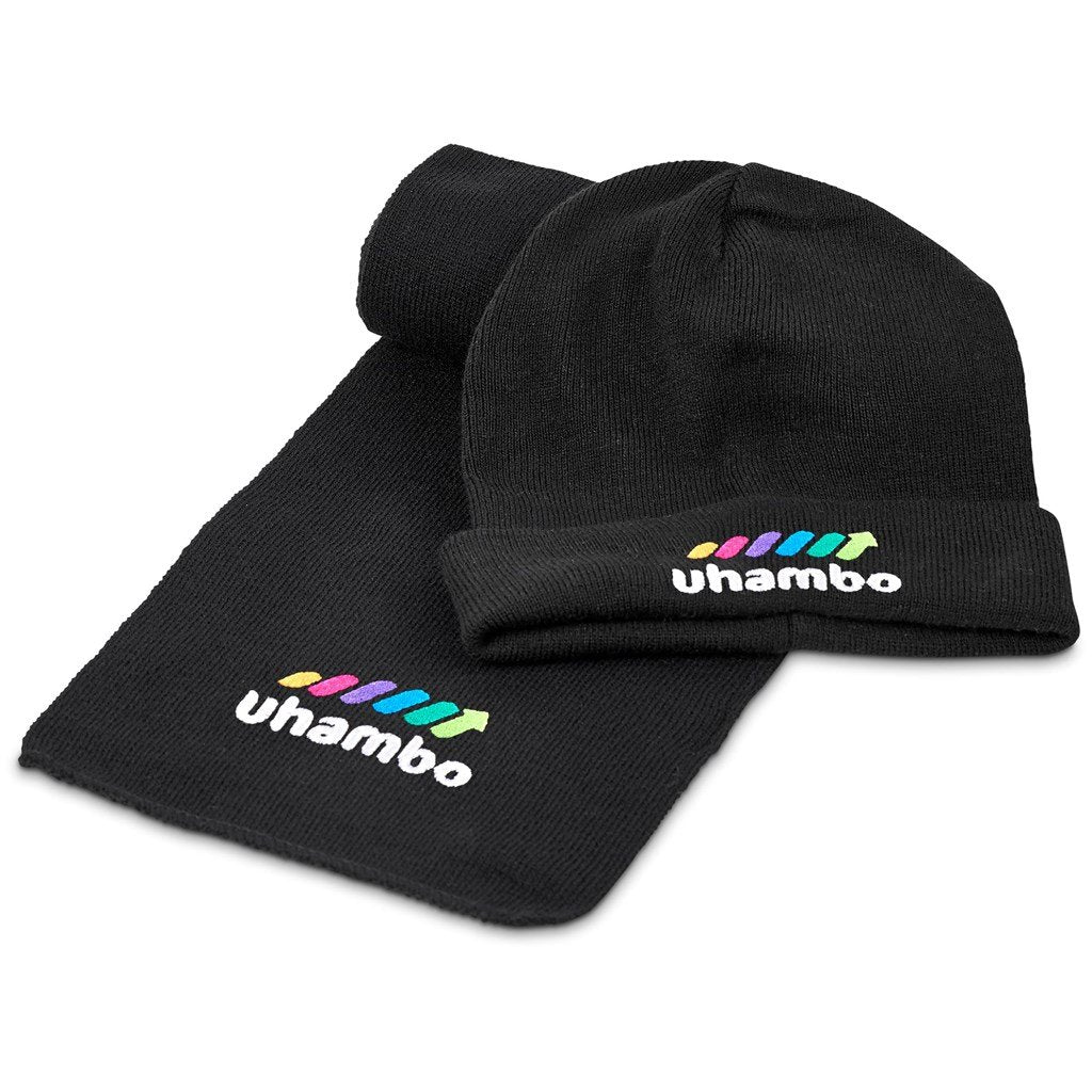 Tundra Winter Gift Set BLACK - Headwear Sets,Winter Sets