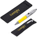 Turbo Tide Ball Pen in Felt Pouch YELLOW - Writing Instruments,Metal Pens,Pen Sets,Writing Instruments,Pen Clearance