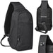 Turfmoor Anti-Theft Crossbody Sling Bag DARK GREY - Travel Bags,Crossbody and Waist Bags,Travel Essentials,Bags