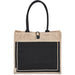 Umi Jute & Cotton Tote BLACK - Eco-Friendly Bags,Shoppers and Totes,Jute Products,Bags,Ideas for Summer,Ideas the Beach,Bags