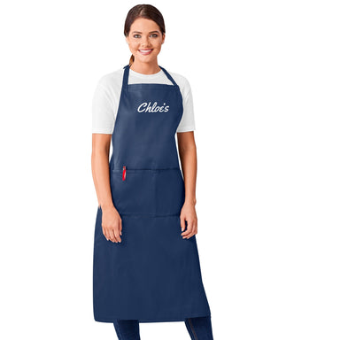 Unisex Slater Apron-Aprons-Solid White-SW