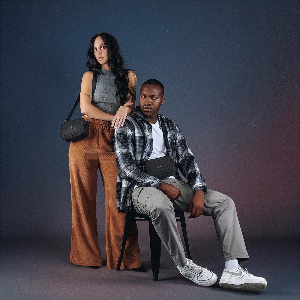 Unisex Pitori Crossbody Bag BLACK - Travel Bags,Crossbody and Waist Bags,Bags,Bags