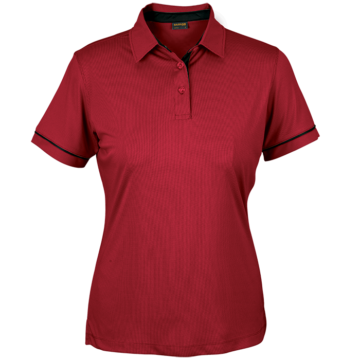 United Golfer Ladies Red/Black / XS / Last Buy - Golf Shirts