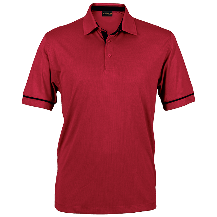 United Golfer Mens Red/Black / SML / Last Buy - Golf Shirts