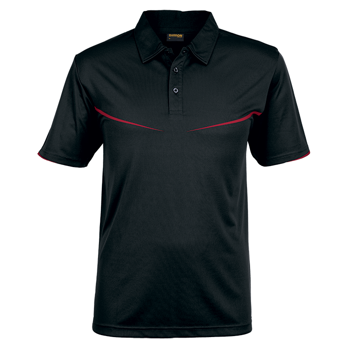 Vega Golfer Mens Black/Red / XL / Regular - Golf Shirts