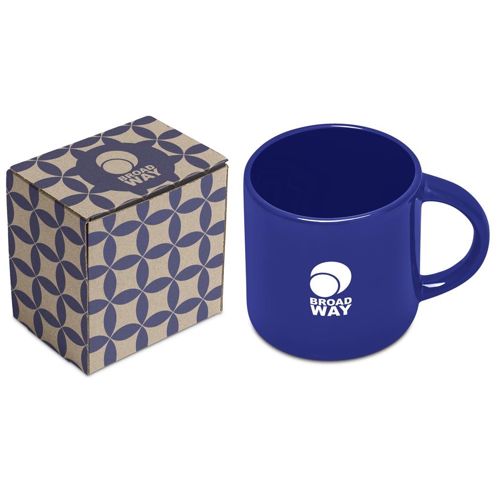 Vida Coffee Mug in Bianca Custom Gift Box BLUE - Cups Mugs And Short Tumblers In Boxes,Custom Packaging