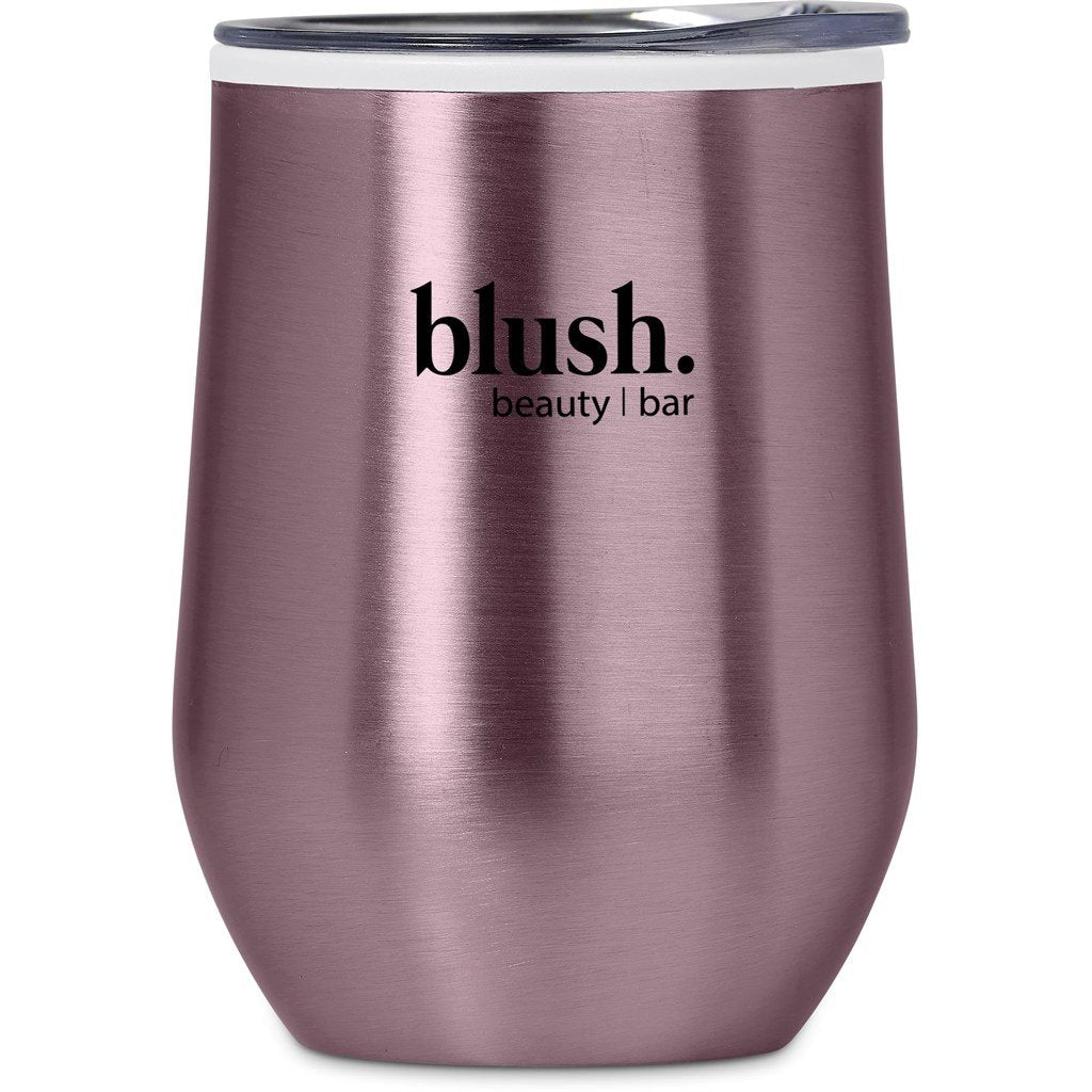 Vogue Madison Stainless Steel & Plastic Double-Wall Tumbler - 350ml PINK - Travel Mugs and Tumblers,Drinkware Ideas,Fashion Colour