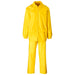 Weather Polyester/PVC Rainsuit-L-Yellow-Y