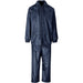 Weather Polyester and PVC Rain suit L / Navy / N