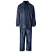Weather Polyester/PVC Rainsuit-L-Navy-N