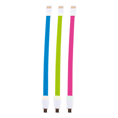 Whizzy USB Cables Pack of 3 Multiple / STD / Last Buy - Technology