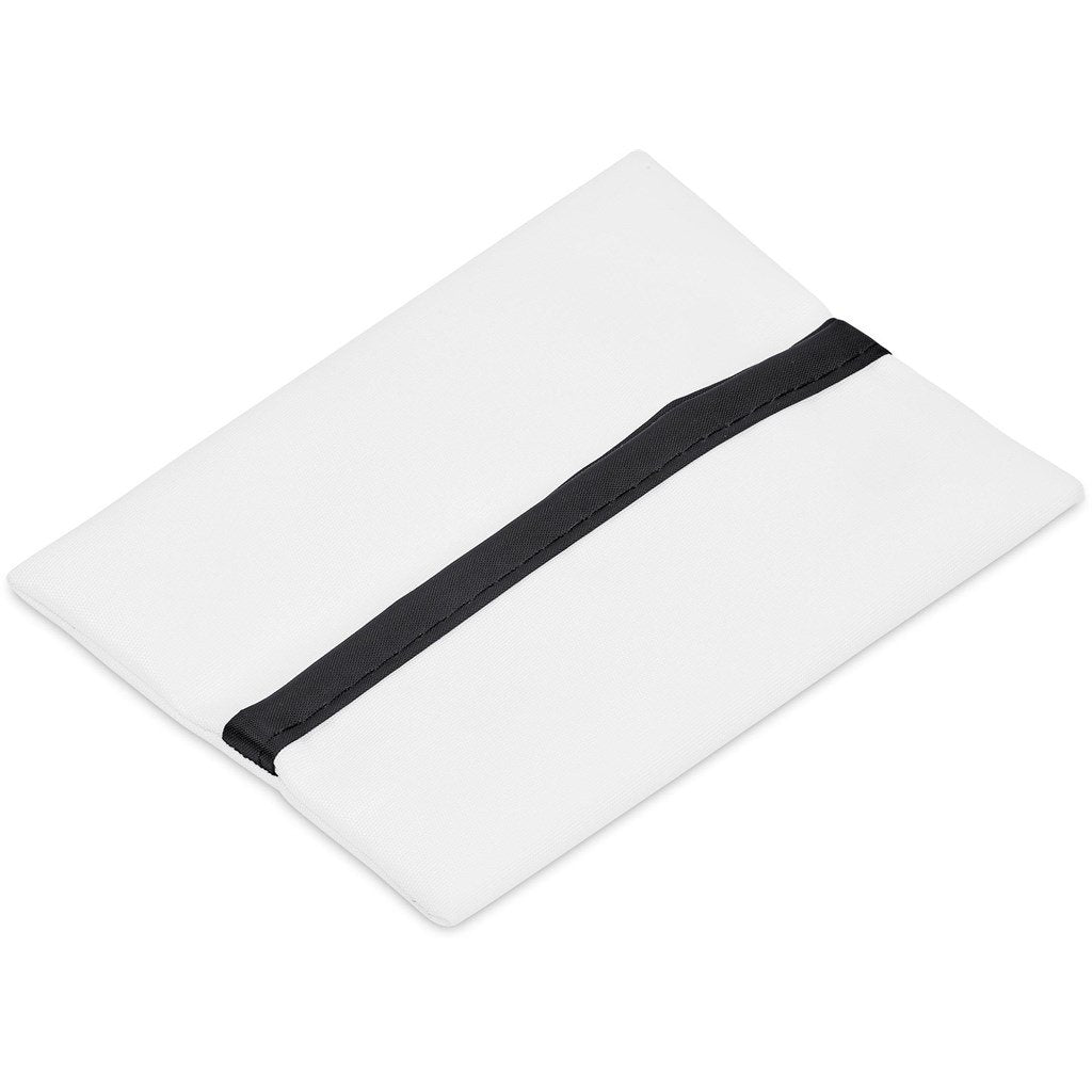 Custom Wolseley Polyester Tissue Pouch BLACK - Heritage Day,Custom Personal Care and Pamper Gifts,Custom Gifts