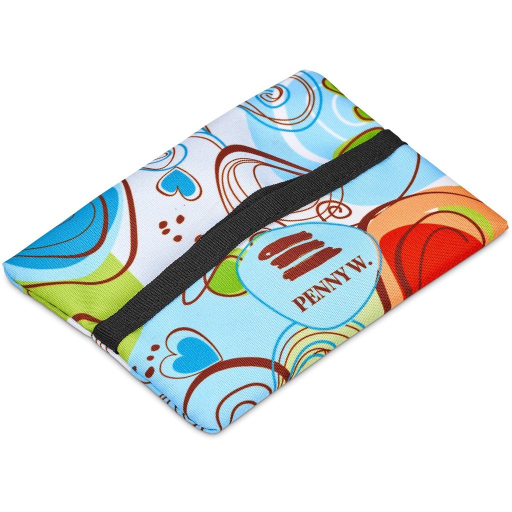 Custom Wolseley Polyester Tissue Pouch BLACK - Heritage Day,Custom Personal Care and Pamper Gifts,Custom Gifts