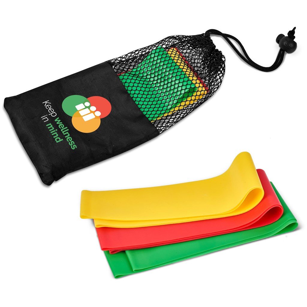 Workout Resistance Bands - Set Of 3 Black / BL