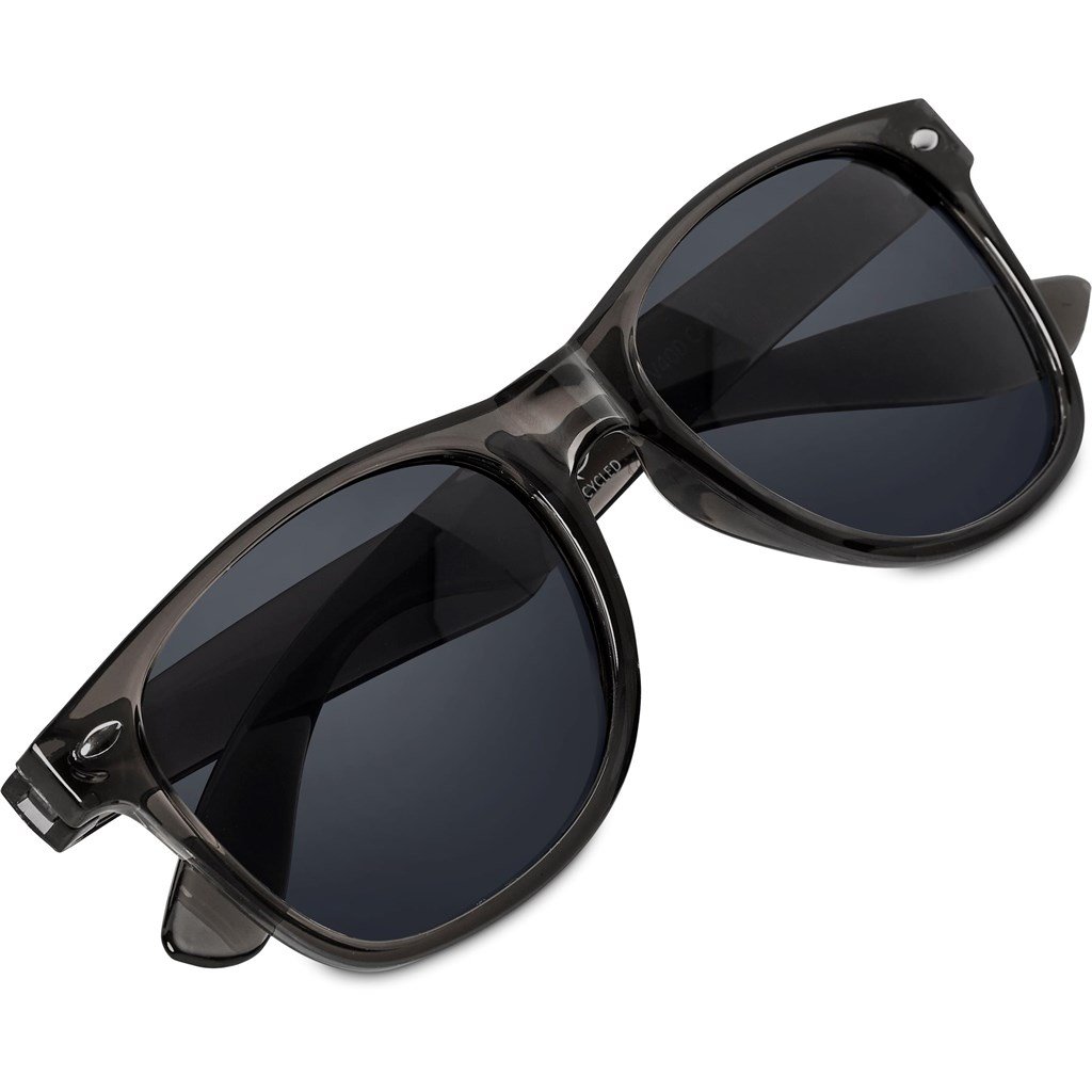 Yazz Recycled Plastic Sunglasses CHARCOAL - Promotional Giveaways,Ideas for Summer,Ideas the Beach,Promotional Giveaways