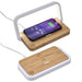 Yoru Bamboo Wireless Charger & Night Light Solid White / SW