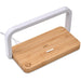 Yoru Bamboo Wireless Charger & Night Light Solid White / SW
