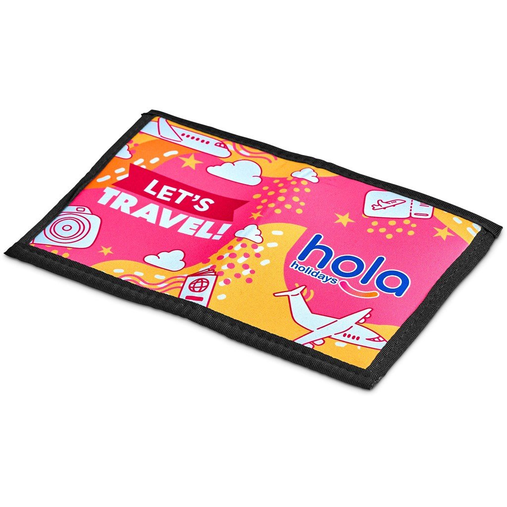 Custom Zambezi Neoprene Passport Cover BLACK - Travel Accessories,Custom Accessories