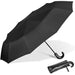Zeus Auto-Open Compact Umbrella Black / BL - Parasols & Rain Umbrellas