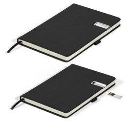 Cypher Usb A5 Hard Cover Notebook - 8GB-8GB