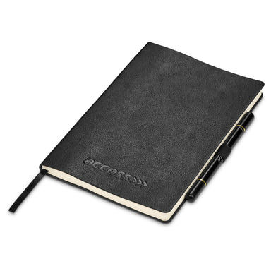 Daumier Soft Cover Notebook & Pen Set Black / BL