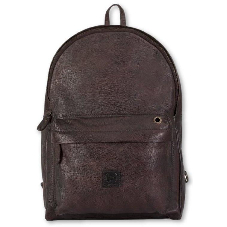 Daytona Leather 13" Laptop Backpack Brown-Backpacks