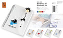 Mop Doctor A5 Notebook And Pen-Solid White-SW