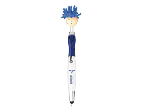 Mop Doctor Stylus Pen And Screen Cleaner - Blue Only-