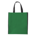 Duotone Non Woven Shopper Shopping Tote Bag Green / STD / Regular - Shoppers and Slings