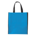 Duotone Non Woven Shopper Shopping Tote Bag Light Blue / STD / Regular - Shoppers and Slings