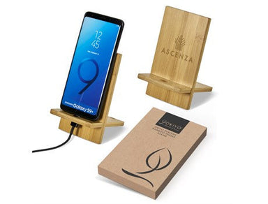 Okiyo Ekslens Bamboo Phone Stand-Natural-NT