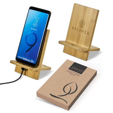 Okiyo Ekslens Bamboo Phone Stand-Natural-NT