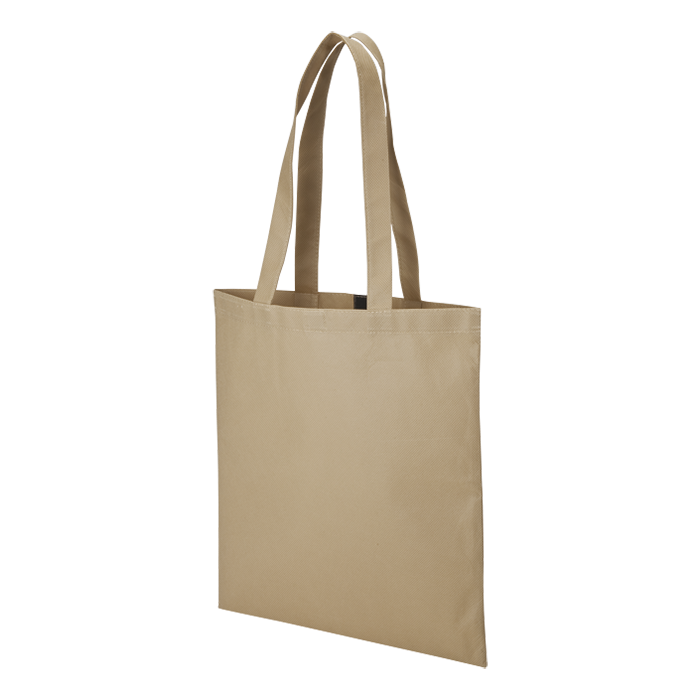 Everyday Shopper - Non-Woven Shopping Bag Khaki / STD / Regular - Shoppers and Slings