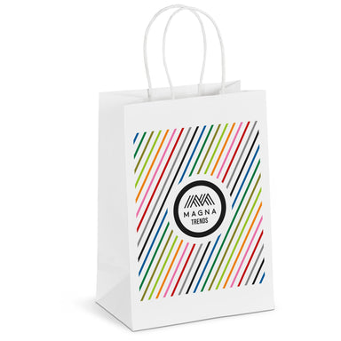 Expression Mini Gift Bag-Solid White-SW