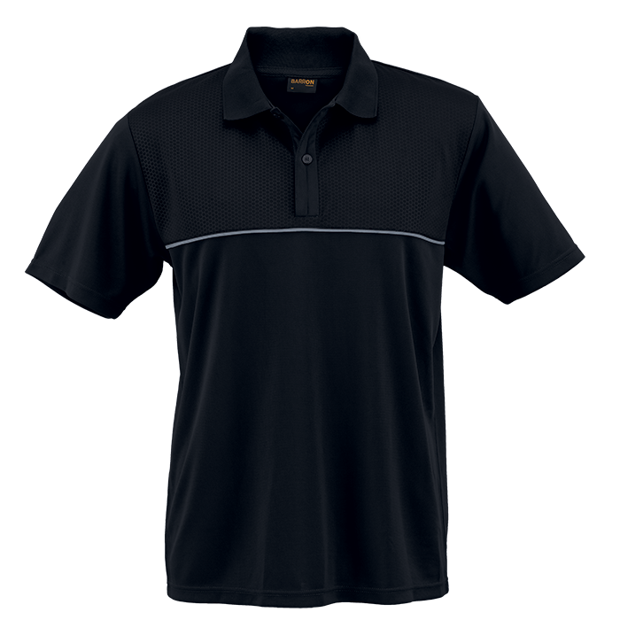 Felix Golfer Black/Silver / SML / Regular - Golf Shirts