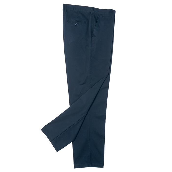 Flat Front Chino  Navy / 28 / Regular - Bottoms