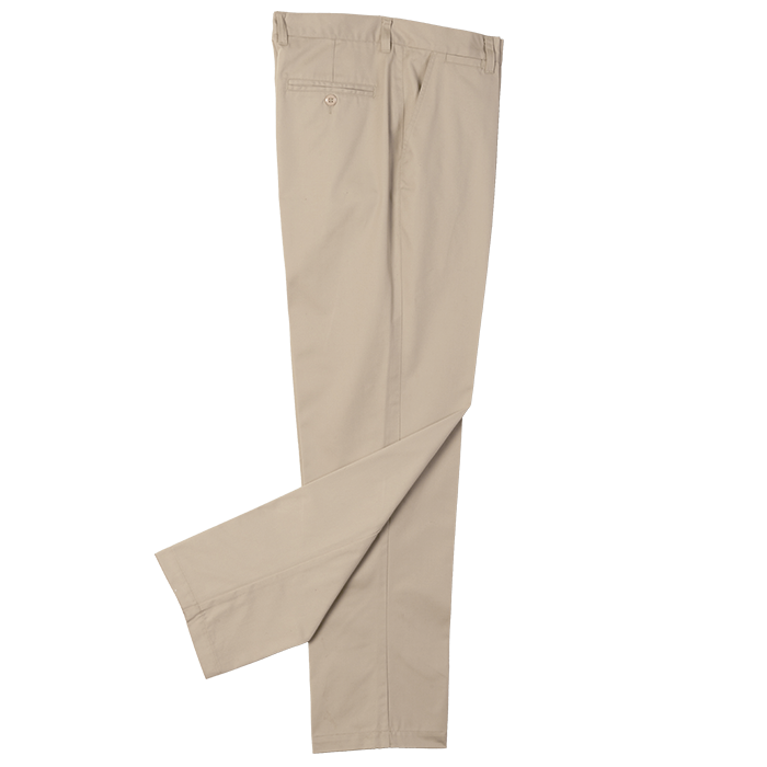 Flat Front Chino Pebble / 28 / Regular - Bottoms