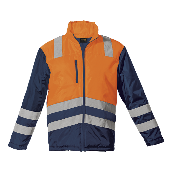 Fleet Jacket  Safety Orange/Navy / SML / Regular - 