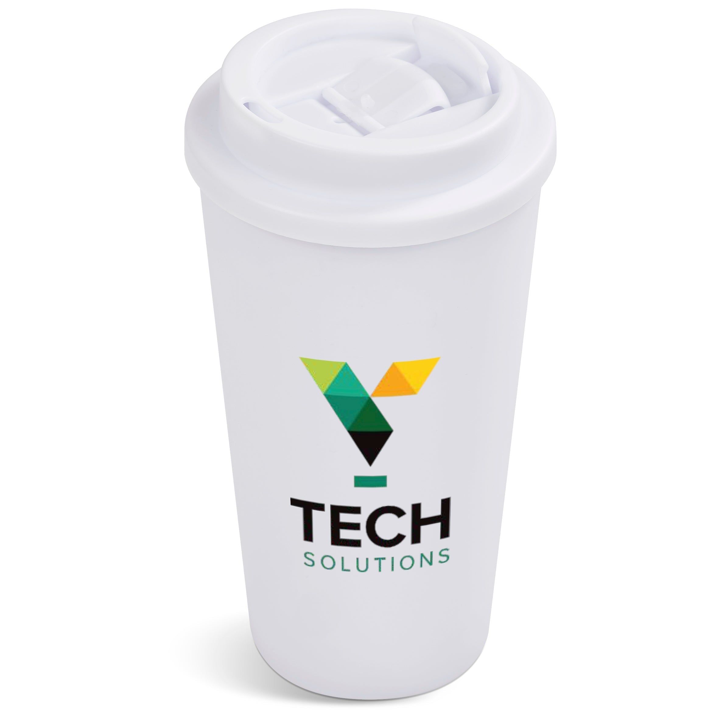 Friday Double-Wall Tumbler - 450ml-Solid White-SW