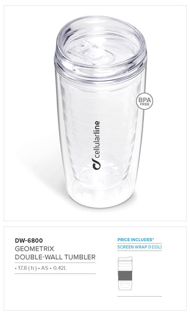 Geometrix Double-Wall Tumbler