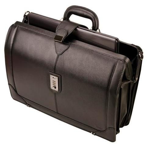 Gladstone Leather Briefmaster Black-