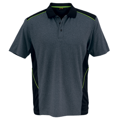 Rio Golfer  Grey Melange/Lumo Green / SML / Last Buy - 