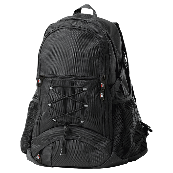 IND104 - Tourista Backpack Black / STD / Regular - Backpacks