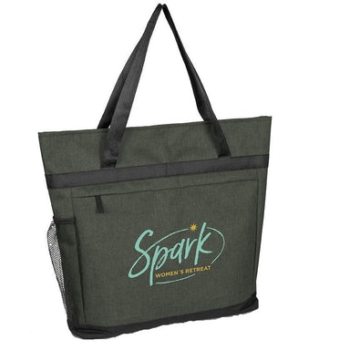 Green conference or stationery shopping bag