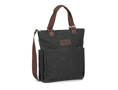 Hamilton Canvas Laptop Bag-Charcoal-C