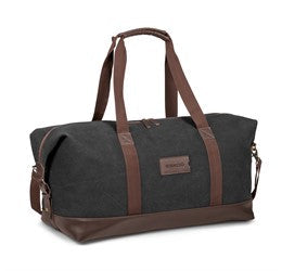 Hamilton Canvas Weekend Bag - Charcoal-Charcoal-C